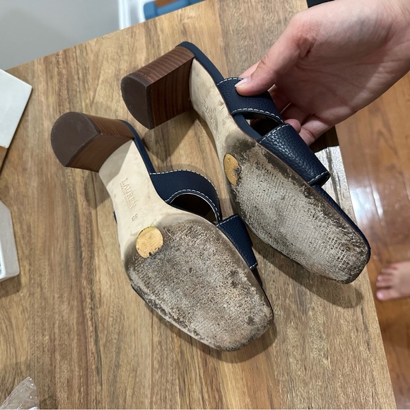 Navy Blue Ralph Lauren Heel - Picture 5 of 5